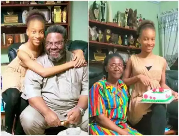 Check Out Pete Edochie’s Beautiful Wife And One Of His Grand Daughters [See Photos]